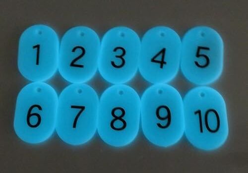 アルファタグ ブルー10枚